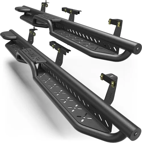 Miniatura 37 de Estribos para Wrangler JK 2007-2018, pasos de trabajo de acero resistente Heavy-Duty Work Steps, 550-LB Capacity, Easy Cab & Bed Access, Jobsite