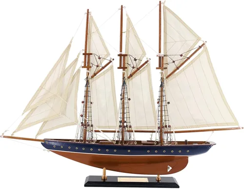 NAUTIMALL 25 "velero de madera modelo velero yate atlántico goleta escala réplica náutica decoración del hogar exhibición colección embarcación