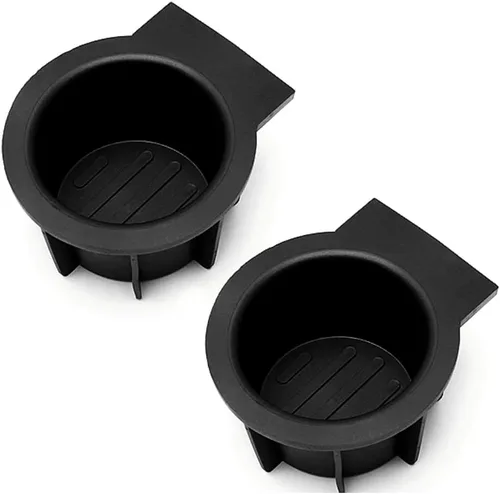 Miniatura 2 de POETRYXIAO Reemplazo de inserto de portavasos delantero compatible con F150 2004-2008 con consola de flujo a través, F150 2009-2014 sin consola