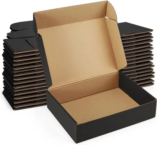 Miniatura 12 de Cajas de Envío de 12x9x3 Pulgadas: Paquete de 22 Cajas de Cartón para Embalaje, Cajas de Envío Blancas para Embalaje de Pequeñas Empresas, Cajas