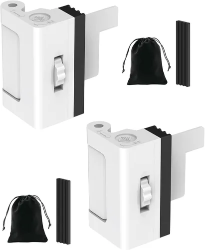 Miniatura 14 de Cerradura de Puerta Portátil para Viaje, Refuerzo de Puerta Ajustable Sin Taladrar, Pestillo de Parada Extra para Habitación de Hotel, Apartamento
