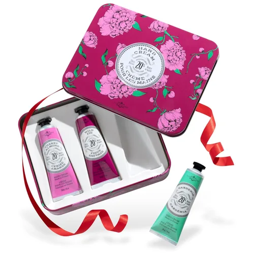 La Chatelaine Set de regalo de crema de manos para mujeres, loción de manos para manos secas y agrietadas, tamaño de viaje, crema de manos natural