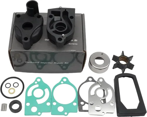 Miniatura 2 de 77177A3 Kit de impulsor de bomba de agua con impulsor 20268 para Mercury y para motores fueraborda Mariner de 2 ciclos 30-70 HP que reemplaza