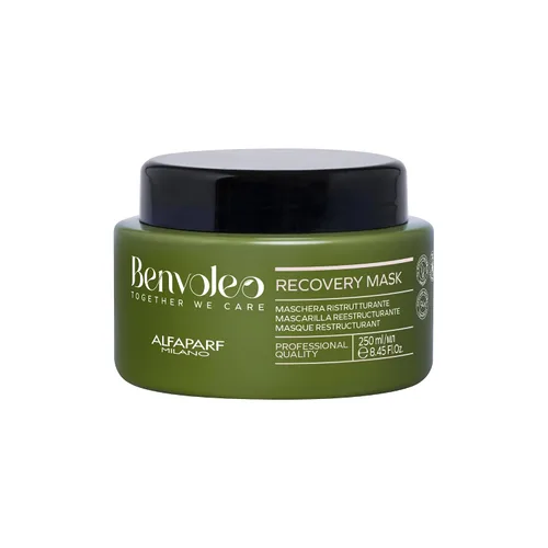 ALFAPARF MILANO Benvoleo Máscara de recuperación para cabello dañado, limpio, vegano y sostenible para el cuidado del cabello, repara, reconstruye,