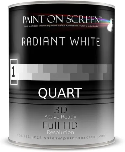Miniatura 2 de Pintura para Proyector de Pantalla Paint on Screen Pintura de Pantalla de Proyector de Capa Única de Proyección Corta para Claridad Perfecta