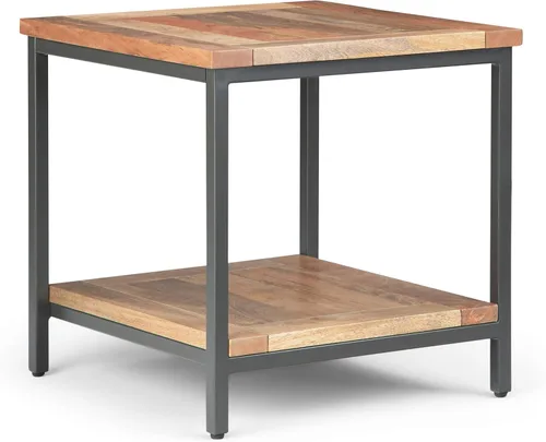Miniatura 18 de SIMPLIHOME Simons - Carrito de barra de madera maciza de mango de 24 pulgadas de ancho, color natural, para sala de estar, comedor y cocina