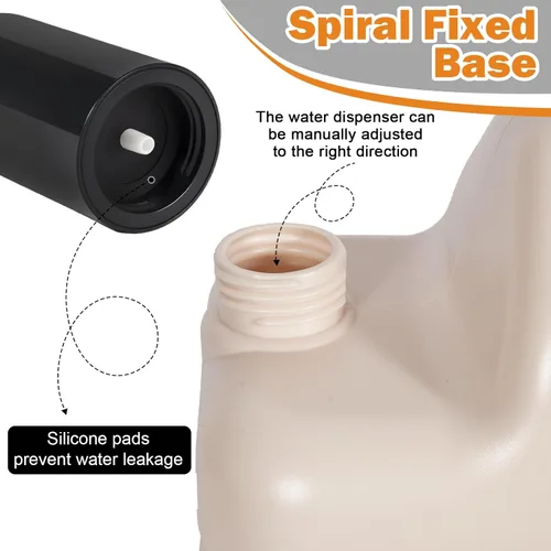 Miniatura 4 de Jarra de agua de 5 galones con dispensador de agua eléctrico Bomba de agua recargable tipo C de 2000mAh automática Bomba de agua libre de BPA
