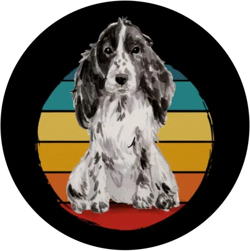 Miniatura 3 de Lindos PopSockets PopSockets intercambiables PopGrip para Cocker Spaniel en blanco y negro