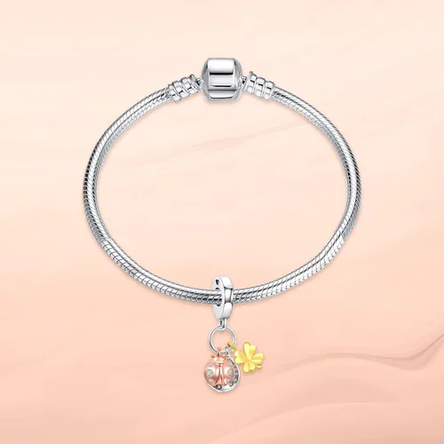 Miniatura 2 de Annmnors Dream Catcher Fireworm Love Charm fit Bracelet 925 Sterling Silver Pendant for European Necklace Jewelry