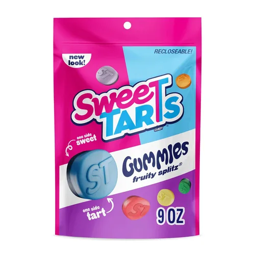 Miniatura 13 de SweeTARTS Caramelos Chewy Fusions, mezcla de ponche de frutas, dulce y agrio, 9 onzas