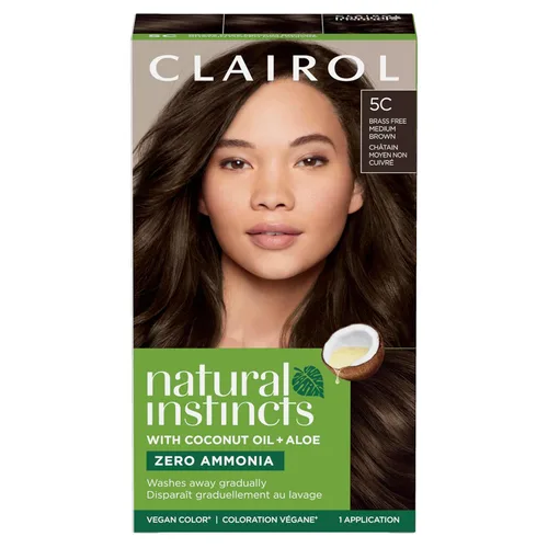 Miniatura 62 de Clairol Natural Instincts - Tinte semipermanente para el cabello, color negro azul 2BB, paquete de 1 unidad 2BB Azul Negro