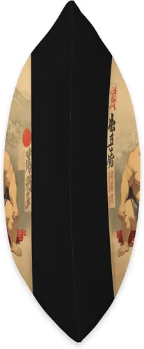 Miniatura 2 de Sumo Wrestler I Love Japanese Sumo Vintage Art Throw Pillow