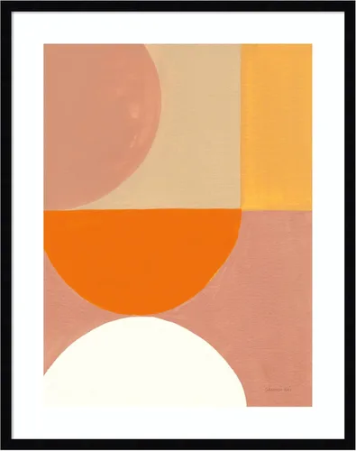 Miniatura 12 de Amanti Art Danhui Nai - Lienzo decorativo para pared, 41 x 33 pulgadas, diseño retro abstracto en V brillante, arte de pared abstracto, decoración