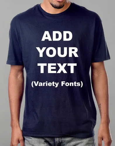 Miniatura 11 de Circular - Camisetas personalizadas en la parte delantera y trasera para añadir tu texto, ultra suaves, para hombres y mujeres, camiseta de algodón
