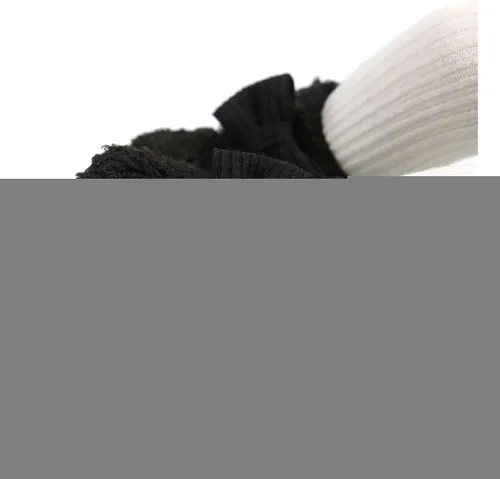 Miniatura 3 de Botas de nieve para bebés y niñas, para primeros caminos, de forro polar cálido para invierno, para recién nacidos, zapatos antideslizantes, Negro