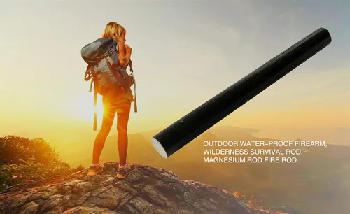 Miniatura 8 de Arrancador de incendios de emergencia Ferro Rod Striker Magnesio 6 bolsas para camping, senderismo, bushcraft, supervivencia, huracán al aire libre