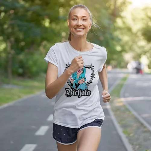 Miniatura 6 de Camisetas casuales para mujer, camiseta gráfica de moda, cuello redondo, camiseta de verano