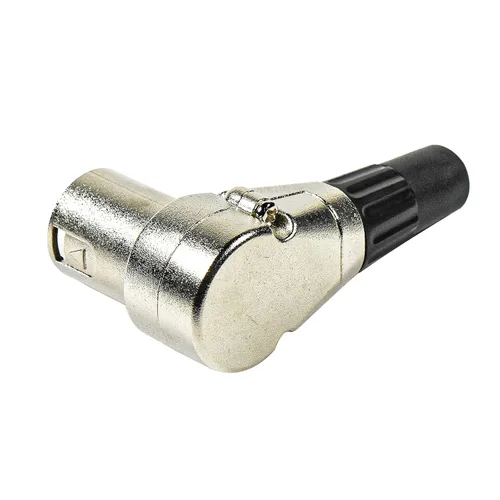 Miniatura 6 de HQRP Paquete de 2 conectores macho XLR de 3 pines ajustables en ángulo recto con 7 posiciones diferentes, compatible con banda de audio profesional