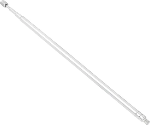 Miniatura 3 de uxcell Antena telescópica de 4 secciones de 16.9 in para TV RC Controller FM AM Radio, antena telescópica universal de repuesto para radio, TV