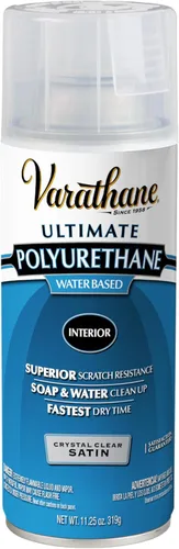 Miniatura 11 de Varathane Spray Poliuretano Ultimate Cristal Claro a Base de Agua Protección para Madera Interior Tiempo de Secado Rápido Fácil Limpieza