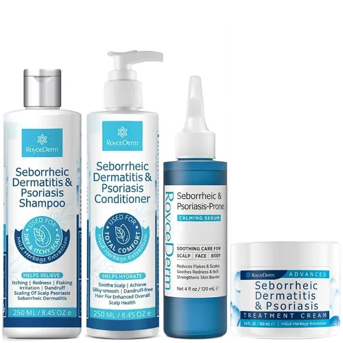 Miniatura 16 de Roycederm Champú para la psoriasis, champú para dermatitis seborreica, champú para foliculitis, champú para la caspa, tratamiento de la psoriasis
