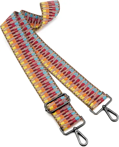 Miniatura 153 de ZOOEASS Hebillas de níquel Correa ancha para el hombro ajustable de repuesto para cinturón de pistola, hebilla de guitarra estilo bandolera