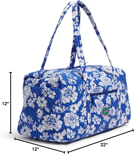 Miniatura 4 de Vera Bradley Women's Collegiate Large Travel Duffle Bag (Multiple Teams Available), Cotton