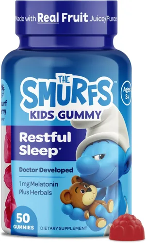 Miniatura 12 de Smurfs Kids - Gomitas multivitamínicas para niños con 15 vitaminas y minerales, hechas con fruta real, desarrolladas por médicos, sin OMG y sin