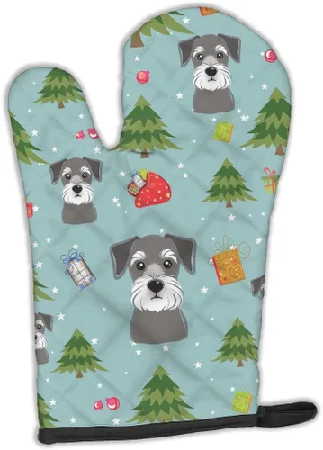 Miniatura 235 de Caroline's Treasures BB4020OVMT Dog House Collection Border Collie - Guante de horno grueso resistente al calor para sartenes calientes y horno