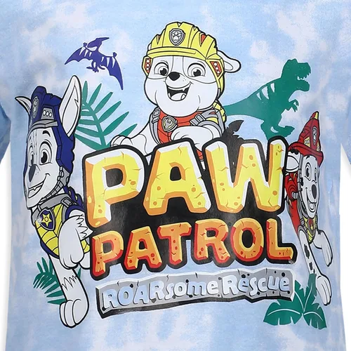 Miniatura 5 de Paw Patrol Nickelodeon Chase, Marshall and Rubble - Conjunto de camiseta y pantalón corto para niño