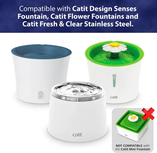 Miniatura 5 de Filtros para fuentes Catit Design Senses y fuentes Catit Flower, paquete de 6