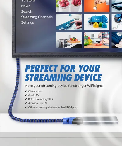 Miniatura 6 de Ultra Clarity Cables Cable de extensión HDMI 4K de 3 pies macho a hembra - 3 pies