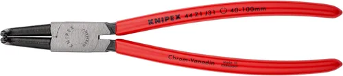 Miniatura 3 de KNIPEX Herramientas - Alicates Circlip, Interno, 90 grados en ángulo, punta forjada, 1 37/64"-3 15/16" diámetro del diámetro (4421J31), 8.50 rojo