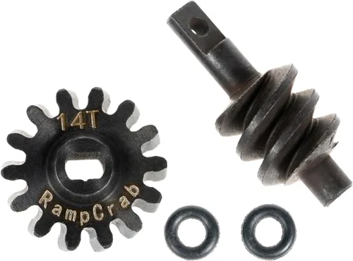 Overdrive - Juego de engranajes diferenciales 14T, acero endurecido, 1/24, piezas de actualización para Axial SCX24 Bronco Deadbolt JLU B-17