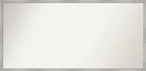 Miniatura 33 de Amanti Art Espejo de baño blanco para sobre el fregadero, 32 x 45 pulgadas, espejo de tocador rectangular blanco esbelto, marco de madera moderno