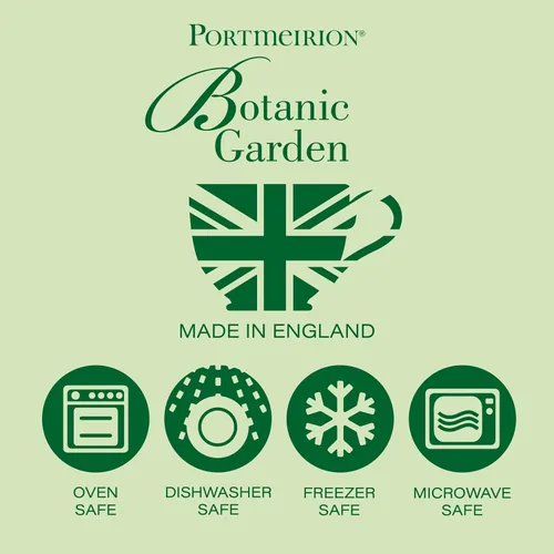 Miniatura 5 de Portmeirion Botanic Garden - Tazón de fruta bajo Tazón para pasta de 13 pulgadas con motivo lila Fabricado en Inglaterra con loza fina Apto