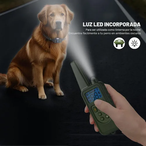 Miniatura 6 de Collar electrónico para perro con control remoto, collar de entrenamiento de perro impermeable de 2600 pies para perros pequeños, medianos