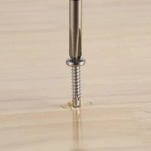 Miniatura 3 de Mellewell Tornillos autoperforantes de cabeza plana #10 x 3/4" (1/2" a 2-1/2" disponibles), tornillos autoperforantes de chapa de acero inoxidable