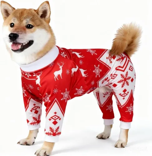 Miniatura 7 de Mono de Cirugía de Recuperación para Perros, Camisa de Recuperación para Perros de Tamaño Mediano a Grande, para Heridas Abdominales o Enfermedades