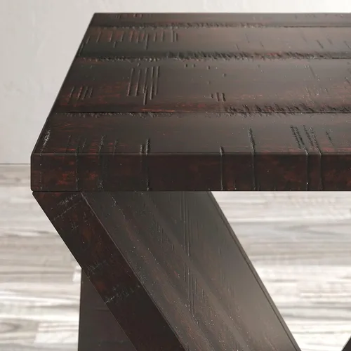 Miniatura 11 de Jofran Global Archive Jasper - Mesa de madera moderna, color espresso