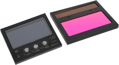 Miniatura 5 de Lente de oscurecimiento auto solar, lente de reemplazo de casco de soldadura de placa de atenuación pequeña LCD, lente de reemplazo de soldadura LCD