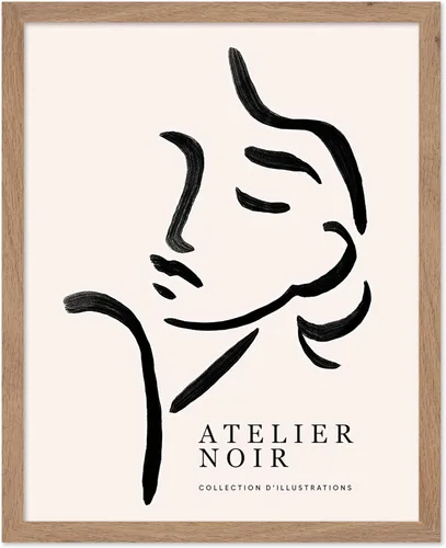 Miniatura 59 de Poster Master Póster de cara de mujer, impresión de dibujo de línea, arte moderno, arte de boceto, arte de pared de esquema, regalo para hombres