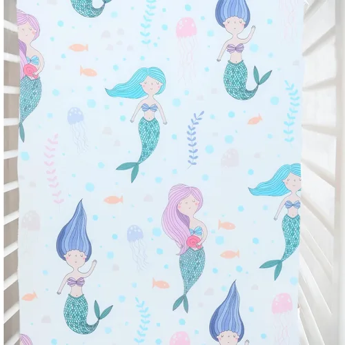 Miniatura 13 de Cloele Sábana Ajustable de Navidad para Cuna Biscuit para Niños y Niñas - Paquete de 1 Sábana de Guardería Santa Baby Sábana de Cama Acogedora