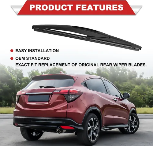 Miniatura 5 de Escobilla limpiaparabrisas trasera de 10" - 10 pulgadas (10-B) Parabrisas trasero Repuesto de escobilla trasera para Honda HRV 2016-2022 / Infiniti