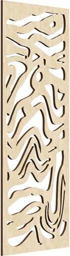 Miniatura 19 de 9 3/8"W x 24 3/8"H x 1/4"T Northfield Decorativos Paneles de Pared de Madera Calado, Abedul