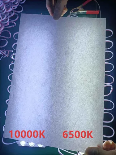 Miniatura 2 de Módulo LED DC12V blanco frío 10000K 1.32W módulo de luz de tira con fuente de alimentación