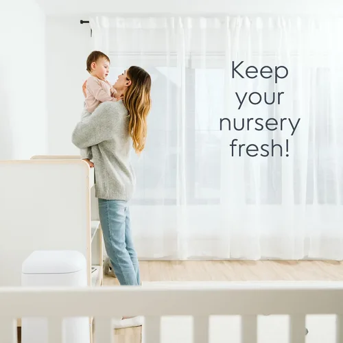 Miniatura 10 de Diaper Genie Recarga fácil de enrollar 30 bolsas por recambio Capacidad para hasta 1410 pañales para recién nacidos Control de olores Bolsas