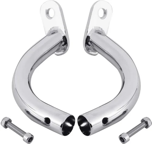 Miniatura 2 de TCT-MOTORPARTS Soporte de protección de alforja para Harley Electra Glide FLHT FLHTC FLHTCU 97-08 Cromado