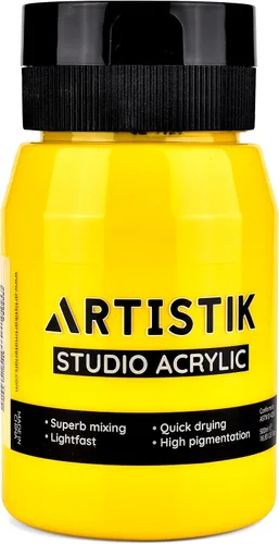 Miniatura 8 de Artistic - Tarro de pintura acrílica, de alto pigmento, suministros de pintura a prueba de decoloración, adecuado para lienzo, madera, cuero, tela
