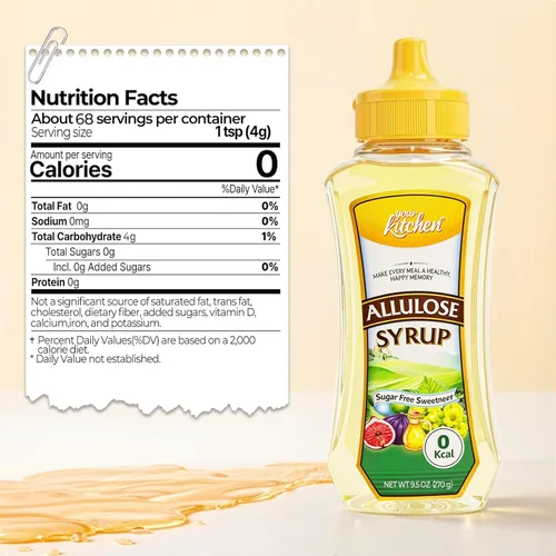 Miniatura 2 de Your Kitchen Jarabe de alulosa de 9.5 onzas líquidas – Alulosa 99.5%, edulcorante cero calorías, dieta cetogénica, edulcorante de alulosa apto
